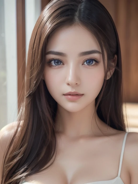 top-quality、超A high resolution、(Photorealsitic:1.4)、(Details Beautiful Girl:1.4)、Colossal tits、up looking_で_viewer、detailed face details、beatiful detailed eyes、Silvery hair、blue eyess、Thin、Bewitching look、(makeups:0.3)、red-lips、Very detailed clothes、(ulzzang -6500-v1.1:0.3)