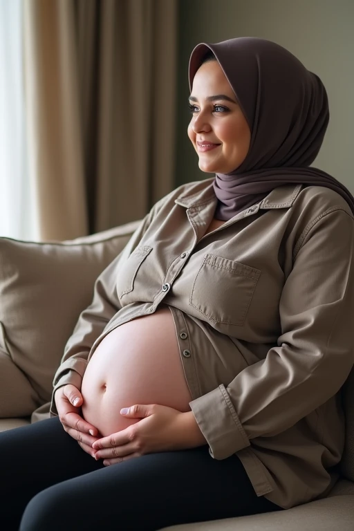 Pregant muslim woman