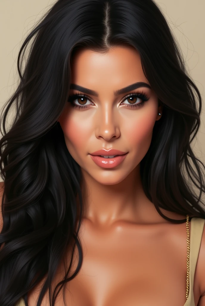 kim kardashiam drawing