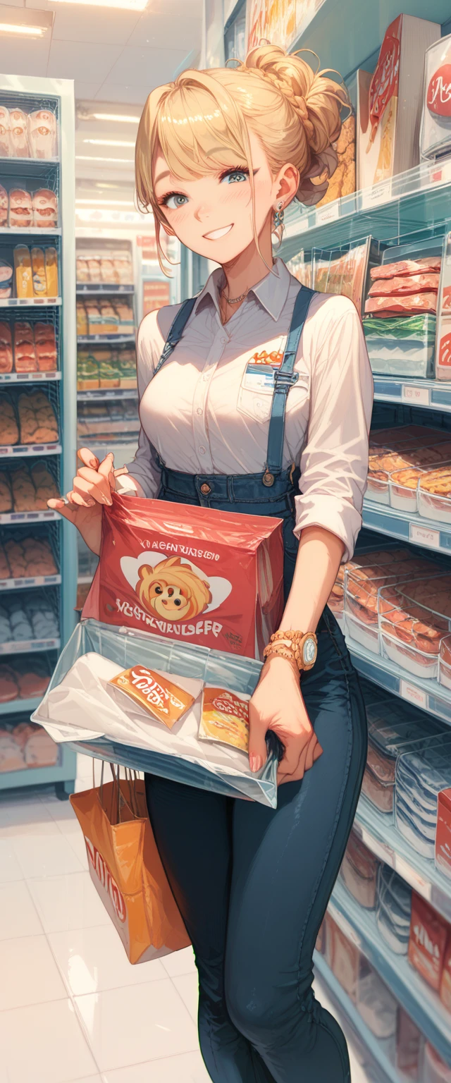 A close-up of a girl holding a loaf, advertisement, bread brand ad, girl as a certain baker, ƒ/8, ƒ/8, c 4d", celebrating bread products, 8 hours, advertising image, 8k octane advertising photo, 8, bread, bread art, advertising campaign, vintage advertising