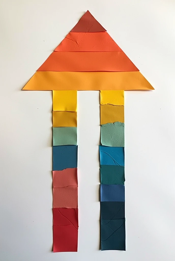 create a arrow of zebra crossing with solid shapes and colors also the arrow should be sideways and the every stripe of the crossing must be one after the another as a seprate piece and ahead of it a arrow is formed having the stripes