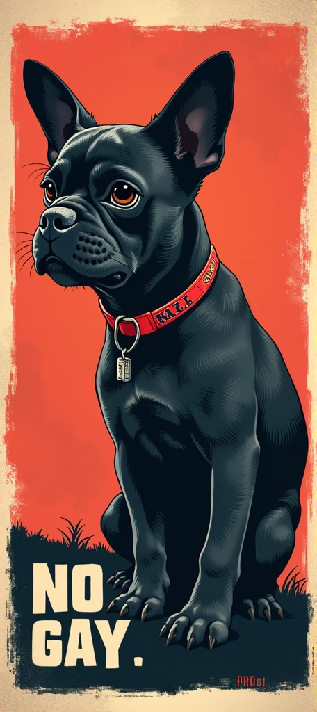 animal cachorro pitbull rock, usando roupa de rock anos 80, t-shirt design, 2d, imagem centralizada, fundo gradiente preto e azul, vetorizado, arte logo vetorial para estampa de camiseta, cores vividas splas