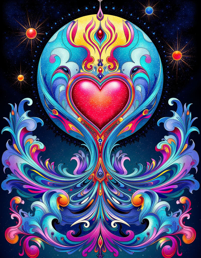 a psychedelic psychedelic wave with a heart in the middle, lsd waves, psychedelic waves, psychedelic art style, infinite psychedelic waves, 70s psychedelic style, psychedelic aesthetic, retro psychedelic illustration, psychedelic illustration, surreal psychedelic design, vaporwave surreal ocean, psychedelic acid trip, psychedelic surreal art, psychedelic style, psychedelic color scheme, psychedelic vibrant colors, colorful and psychedelic