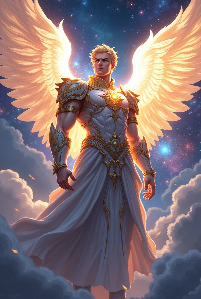  Archangel Michael,  anime art