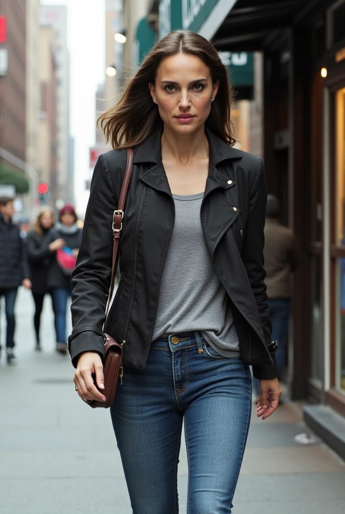 Natalie portman walking in street