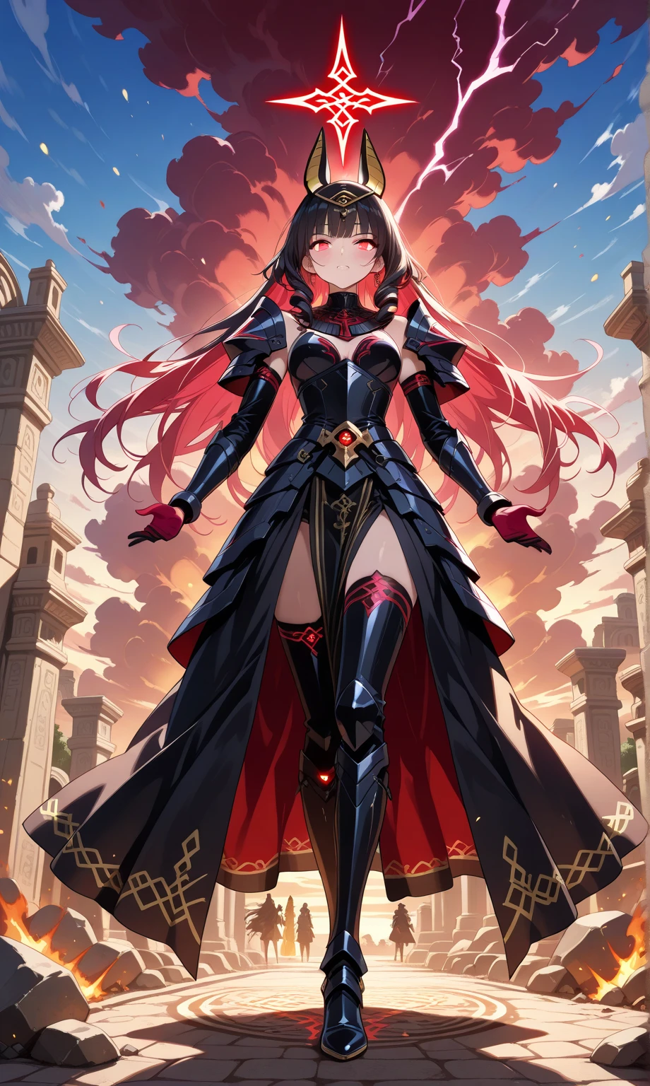 （Messenger from hell：1.4），(Rose field:1.3)，cross，one个巨大的Blood-sucking ghost，View of sickle from below，hell，magma，flame，（purple flame：1.3），There is fresh Blood on the ground，Blood pool，dripping Blood，Gothic aesthetics，one、Rose、castle、cross、Blood、Cemetery，gothic style的神秘、solemn and profound，gothic style，gothic style蕾丝的衣服、Rose symbolizes romance、grave、Blood-sucking ghost、witch、ruins、gothic cathedral，Gothic Symbol Series,Rose Garden
