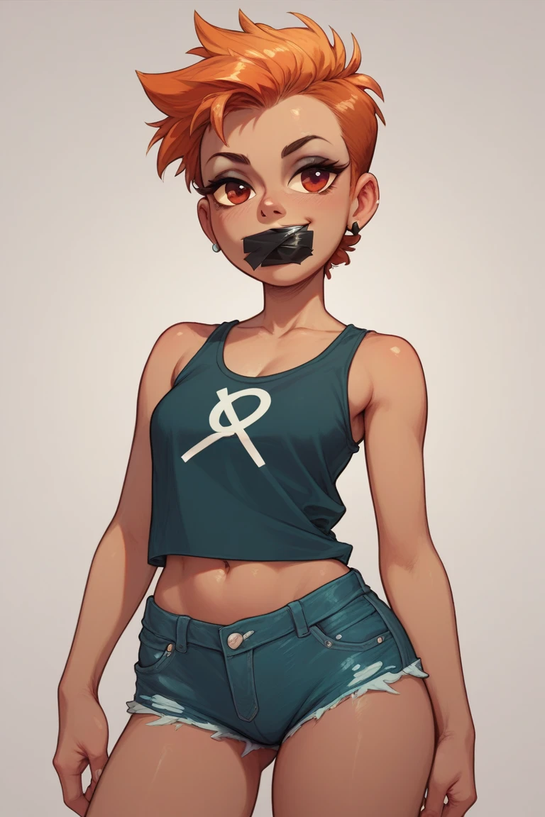 Sexy . . ( ).. (oily skin) . . Thick collar . Clover totally spies . . Handcuffed. .. . . . vibrators . cumming. Ballgag . Drool. Standing but trembling . Colored.