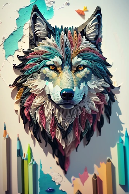 wolf, multi dimensional quilling paper, art, chibi,
yang08k, beautiful, colorful,
Masterpieces, top quality, best quality, official art, beautiful and aesthetic,((8K ultra realistic))