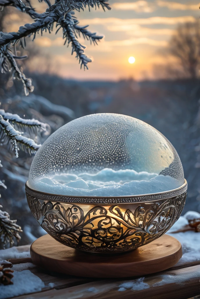 ✨✨✨
whimsical winter fantasy, magical iced shape of a disco bowl-shaped curved moon, emitting soft light, filigree
✨✨✨
whimsical winter fantasy, magical iced shape of a disco bowl-shaped curved moon, emitting soft light, filigree
новогодние серебряные колокольчики на сосновой ветке

масло, мастихин, в стиле А. Зайцева+Л. Афремов, ярко, волшебно