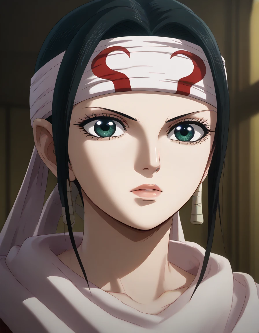 ((Boa Hancock)) beautiful detailed eyes, beautiful detailed lips, extremely detailed eyes and face, long eyelashes, 1child , masterpiece, super detail, high details, high quality, best quality, highres, 1080P, 8k, 16k, very accurate clothing, cowl headband on forehead fantasy, anime, intricate details, vivid colors, cinematic lighting, dramatic lighting, cinematic composition, dramatic composition