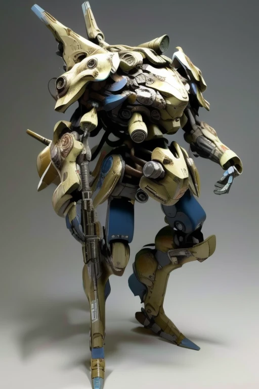 Oil paints, blue glay body:1.3,  gothic style detailed, high detail,  High Quality , 最 High Quality ,  high definition , 1080P, city camouflage scheme painted militaryrobot,  super fine concept art , spider robot ,Alone,no human,Background,military, blue armor, giant, multi-legged vehicle , giant foot, bigfoot ,heavy legs ,tank, short and slender legs ,fat Four feet,short Four feet,Four feet,  increase legs , world domination , mechanized giant fishtail skirt:1.5