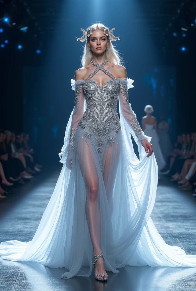Complete fashion collection, cor Blue Fox, a soft and elegant grayish blue, role model, parade, Linda, goddess, applause, SUCESSO,