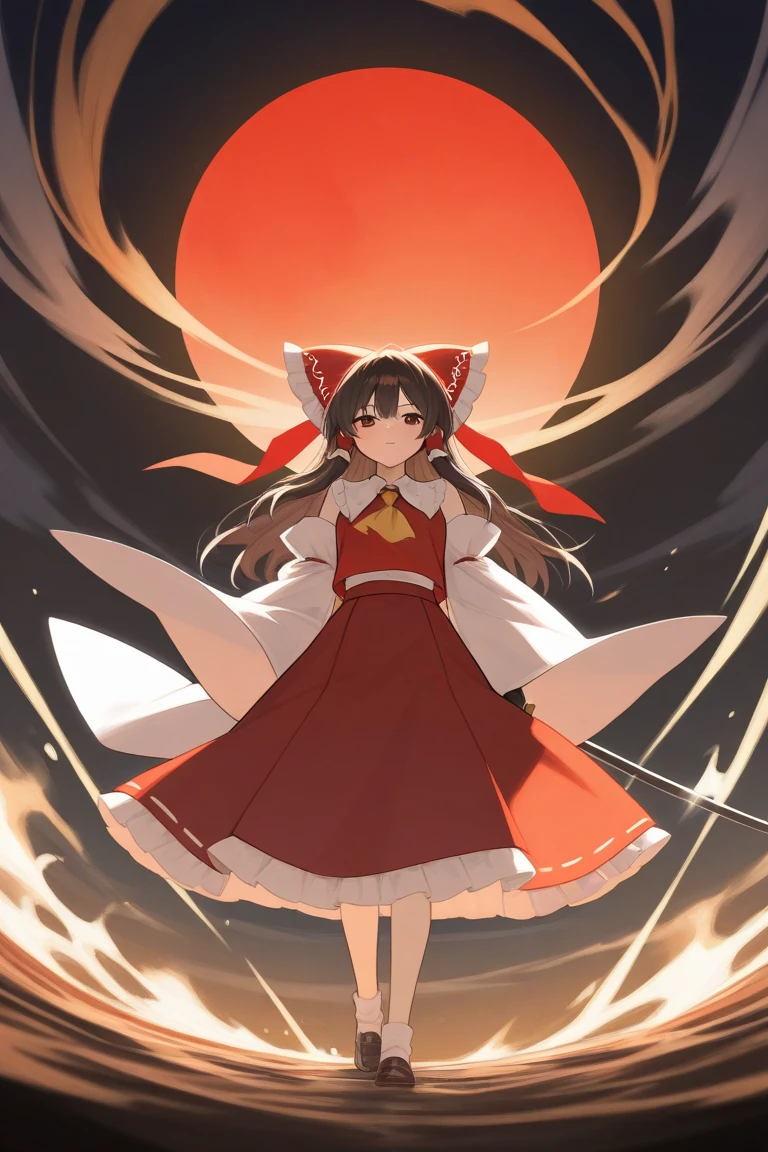 Reimu with sword