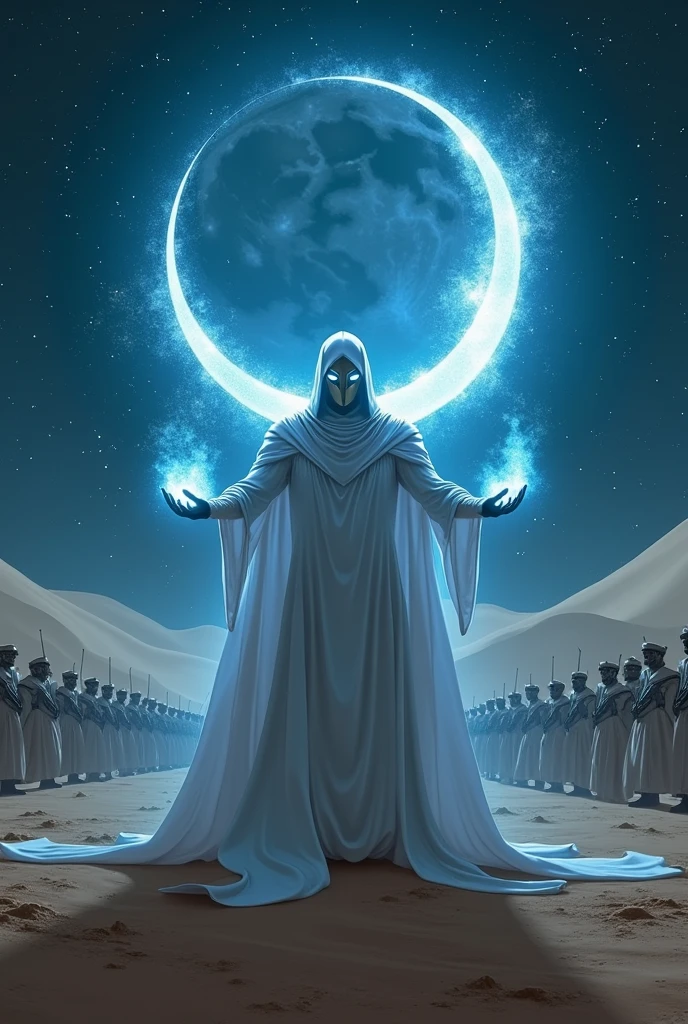 Created an omnipotent death god larger than the multiverse holding his scythe to tear apart nothingness standing looking at the earth and contemplating