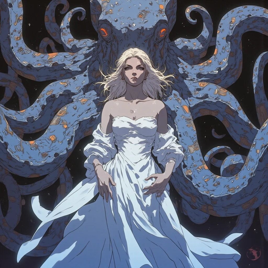 (A hyper realistic Sailor Moon (portrayed by cate Blanchett, age 25, golden hair let down waist length, torn clothing) is on a moonlit beach, struggling, tentacle sex, anal sex, tentacles restrain her arms and legs, tentacles tear at her clothes (demonic tentacle beasts erupt from the sand and sea near her, huge tentacles, slimy tentacles, fluorescent glow) (show her entire body, show all of her)