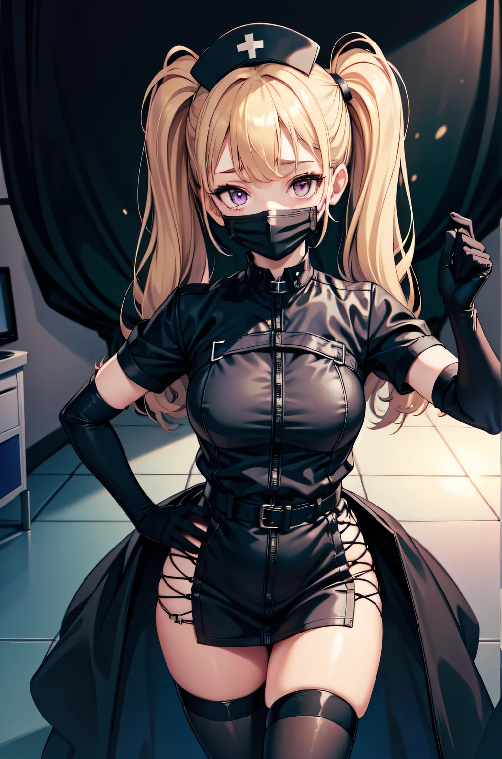 piperBS, blonde hair, hair bun, blue dress, puffy sleeves, short sleeves, pink gloves, fingerless gloves, pink belt, shoes, blue footwear, (((black finely gagged:1.4))), cute and blushing 18 years old anime girl, look away because she is embarrassed and blushes, bright blue eyes, detailed face, detailed members, detailed arms, detailed hands, Girl lying, tied by ropes, shackled, can no longer move, tied tightly, very hard tied up with lots of ropes, hampered by so many ropes that she can no longer move, bound hands and feet, ropes tie his whole body, tied extremely tightly and forcefully to her bed by a lot of ropes, its limbs are strongly tied together by ropes, his torso is tied up with thick cords, her chest is so tied up with ropes that it sticks out, her legs are tied tightly with thick ropes, his hands are tied behind his back with ropes, she can no longer move her feet, her hands which are tied by thick ropes, she desperately tries to free herself, likes to be tied tight with big ropes, likes to be immobilized by big ropes, lying down, his hands and feet are strongly tied to the railing of his bed, his legs are pressed together and tied with ropes, its limbs are held vigorously by imposing ropes, her hands are tied securely behind her back by ropes, her chest is compressed by strong ropes, she is pressed against her bed and restrained by large ropes, (shibari, arms behind the back:1.4), (hands on the back), (masterpiece, best quality) 1.5, 1girl, solo, (sexy, beautiful woman, perfect face, perfect eyes, perfect hands), samus aran, (hands on the back), Spread the legs, s&#39; ((lie in bed by big ropes)), ((close up of the girl)), ((((lie in bed)))), ((((arms tied behind the back, Legs Tied,La fille est allongée sur le ventre, La fille est allongée sur le sol:1.5)))), ((((girl seen from behind:1.4)))), ((((girl lying down on her stomach:1.4)))), ((((Outstretched arms:1.5)))), ((((Detailed hands:1.5)))), ((((bedroom decor:1.4)))), ((((realistic decor:1.4))))