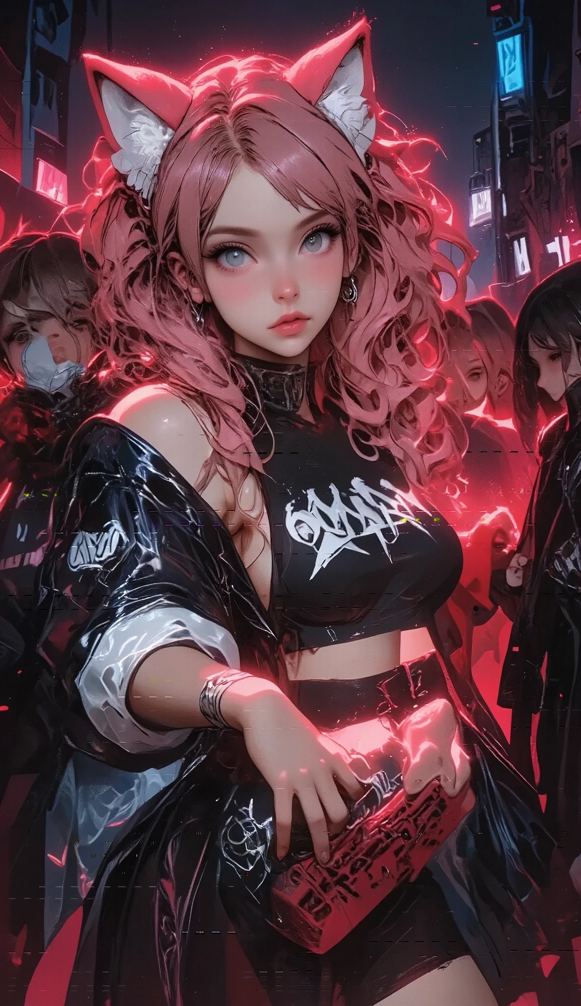 a girl in an alley, super detailed, 8k, hip hop fashion, graffiti wall, full body, extremely detailed face, detailed feet, detailed hands, cold expression, standing, realistic, photorealistic, photo-realistic:1.37, (best quality,4k,8k,highres,masterpiece:1.2),ultra-detailed,(realistic,photorealistic,photo-realistic:1.37),hyperrealistic,realistic lighting,realistic shadows,physically based rendering,3d, detailed texture, intricate details