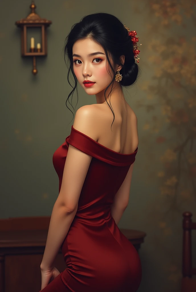 photo of (1ucy1iu:0.99), a woman in the cover of a fashion magazine, (magazine cover:1.3), modelshoot style, (extremely detailed CG unity 8k wallpaper), photo of the most beautiful artwork in the world, professional majestic oil painting by Ed Blinkey, Atey Ghailan, Studio Ghibli, by Jeremy Mann, Greg Manchess, Antonio Moro, trending on ArtStation, trending on CGSociety, Intricate, High Detail, Sharp focus, dramatic, photorealistic painting art by midjourney and greg rutkowski, (floral dress with neckline), (looking at viewer), (detailed pupils:1.3), (modern outfit:1.2), (closeup), red lips, (eye shadow), (fashion magazine logo), (magazine text), (magazine title:1.1)