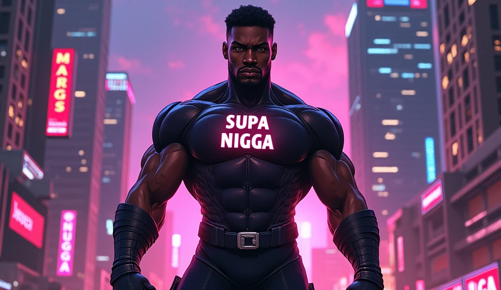 im so hendsome dominant anti islamic oversize muscle 192cm recicst sexist black mid hair bigdick black eye man
