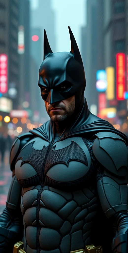 Batman1997-1024, a man dressed as batman, city, night, rain ,highly detailed, attack on titan, photography, ultra sharp, film, professional, 64k <lora:Batman1997-1024-000500:0.7>