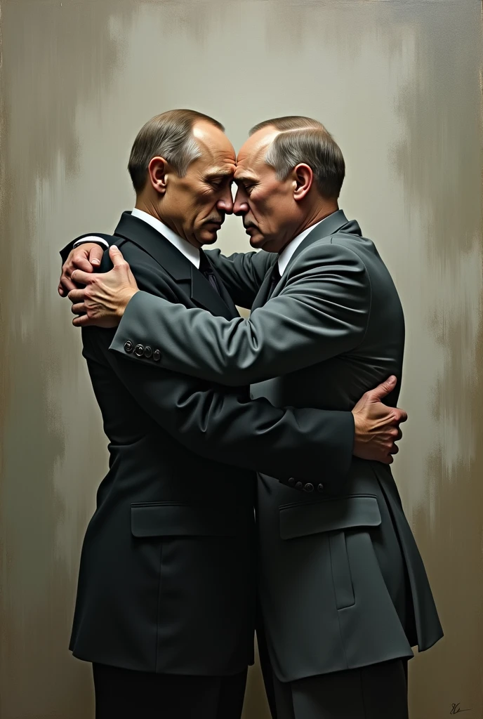 Macron kissing Putin