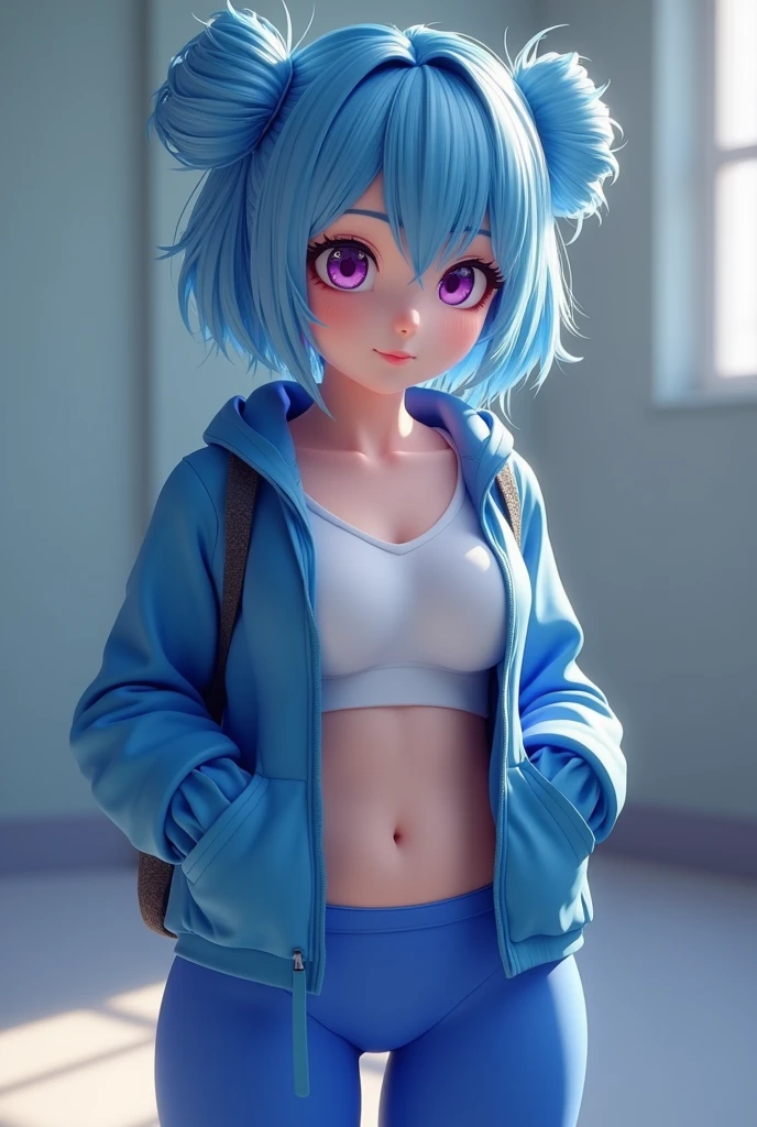 (masterpiece:1.2, best quality), (highly detailed), gym locker room, 1girl, li, petite,hite children's print panties), (blue sonic the hedgehog hoodie), hood on, standing, smile, Original Character, Volumetric Lighting, Best Shadows, Shallow Depth of Field, (Highest Quality, Amazing Details:1.25), Brilliant Colorful Paintings