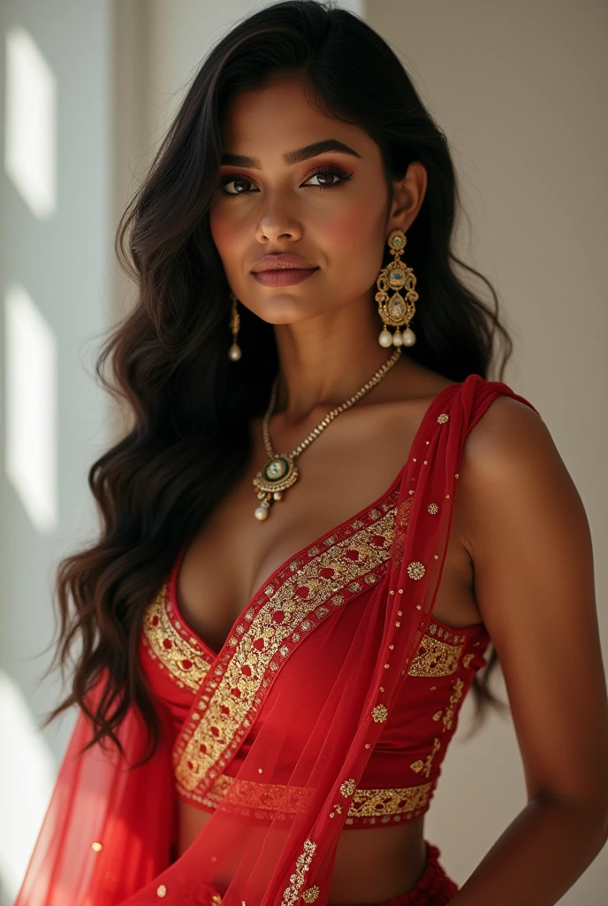 hot girl in saree
