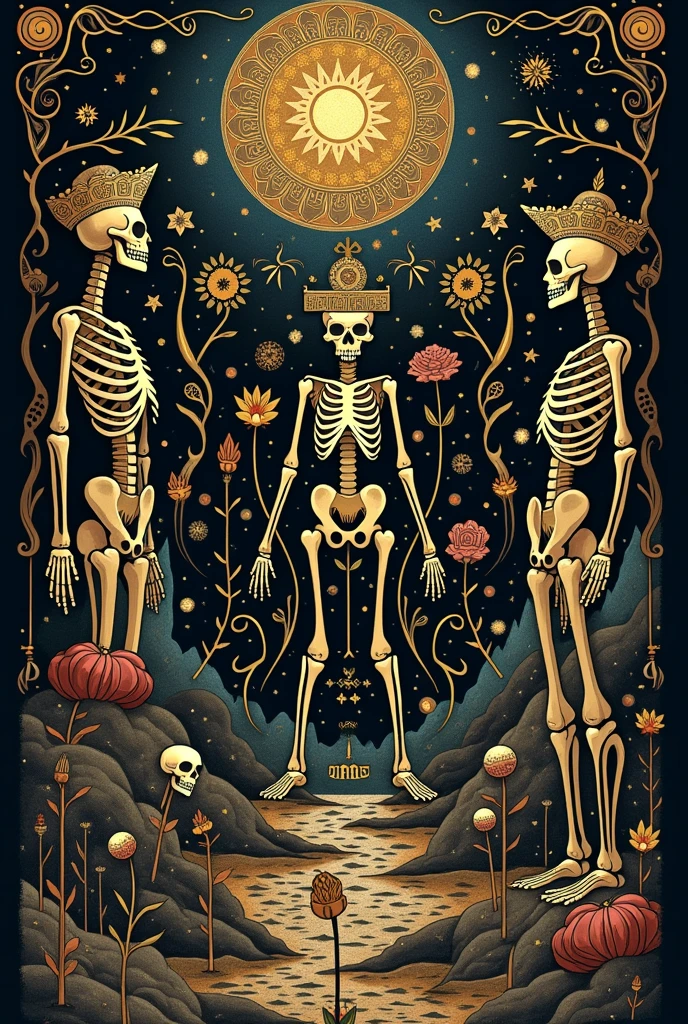 raytraced render and digital painting of humans transforming into ethereal modest biological skeletal gods wearing cosmos as clothing and holding symbols of death and evil, by greg rutkowski and michelangelo buonarroti and rembrandt, neoclassic, classical, celestial, cosmic, luxury, elegant, ornate, vibrant and vivid, smooth, soft billowing smoke, darkness, bright, heavenly, elegant, swirls, cosmic flower, nebula vines, nebula tree, twirling, billowing, cinematic, unrealistic, high contrast, hdr, 4 k, artstation, cgsociety, unreal engine, symobolism, magical, mystical, mystifying, obscure, perplexing, zbrush, octane, hyperrealistic, bokeh, dof