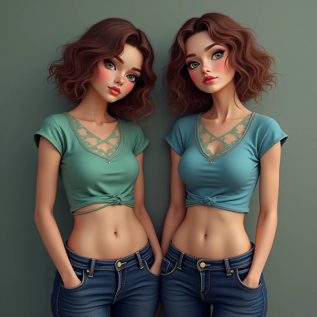 Super sexy Mariia wearing (lowcut skinny (flared jeans)), ((white croptop:1.5) tanktop with visible neckline), bobcut red hair, photorealistc, photography, (high resolution), (photorealistic:1.4), (extremely intricate), (exquisitely detailed), highly detailed, highres, original, extremely detailed 8K wallpaper, best quality, detailed face, ultra-detailed, raw photo, realistic, (thigh gap:1.5)