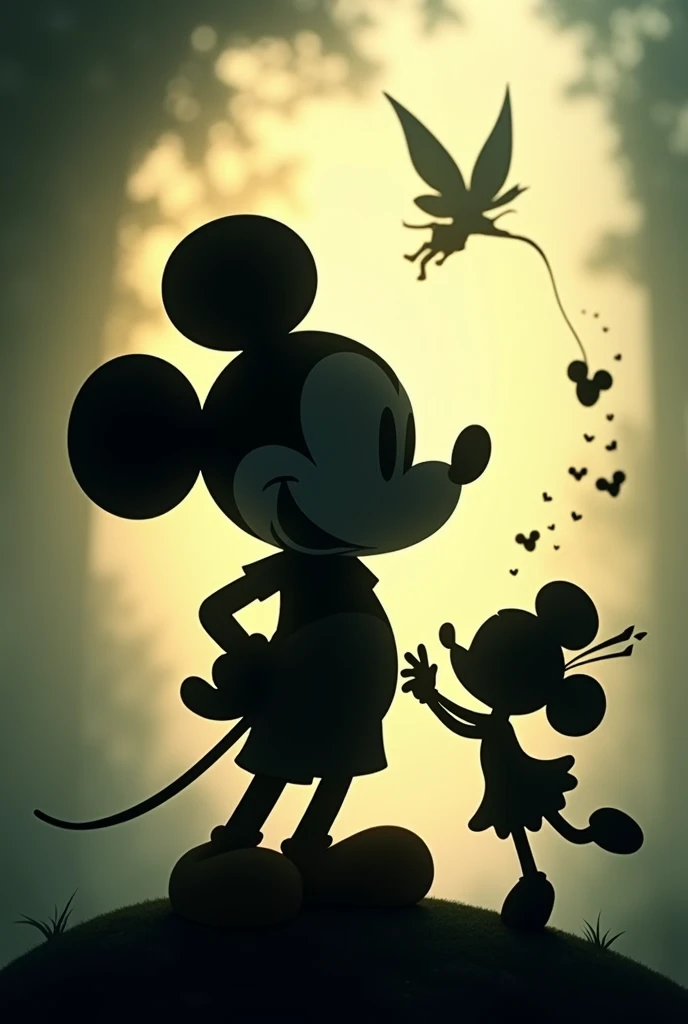 Mickey kissing Neymar on the ass