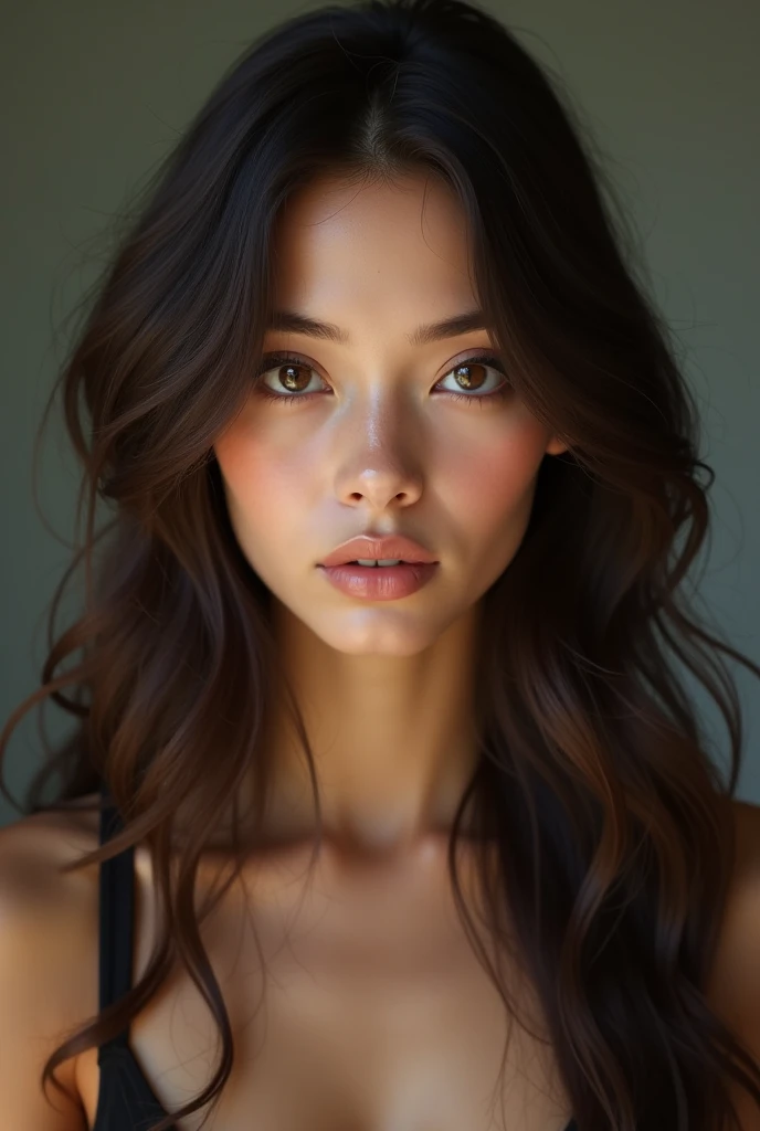Beautiful brunette woman  sexy