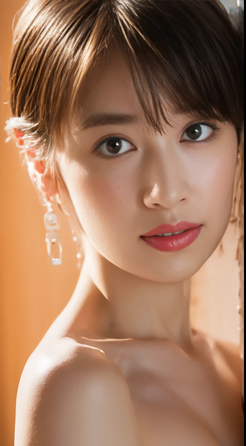 8K images like、Highest quality、masterpiece、Realistic、Realistic、Realistic、Ultra-high resolution、Ray Tracing、nude、Short Hair