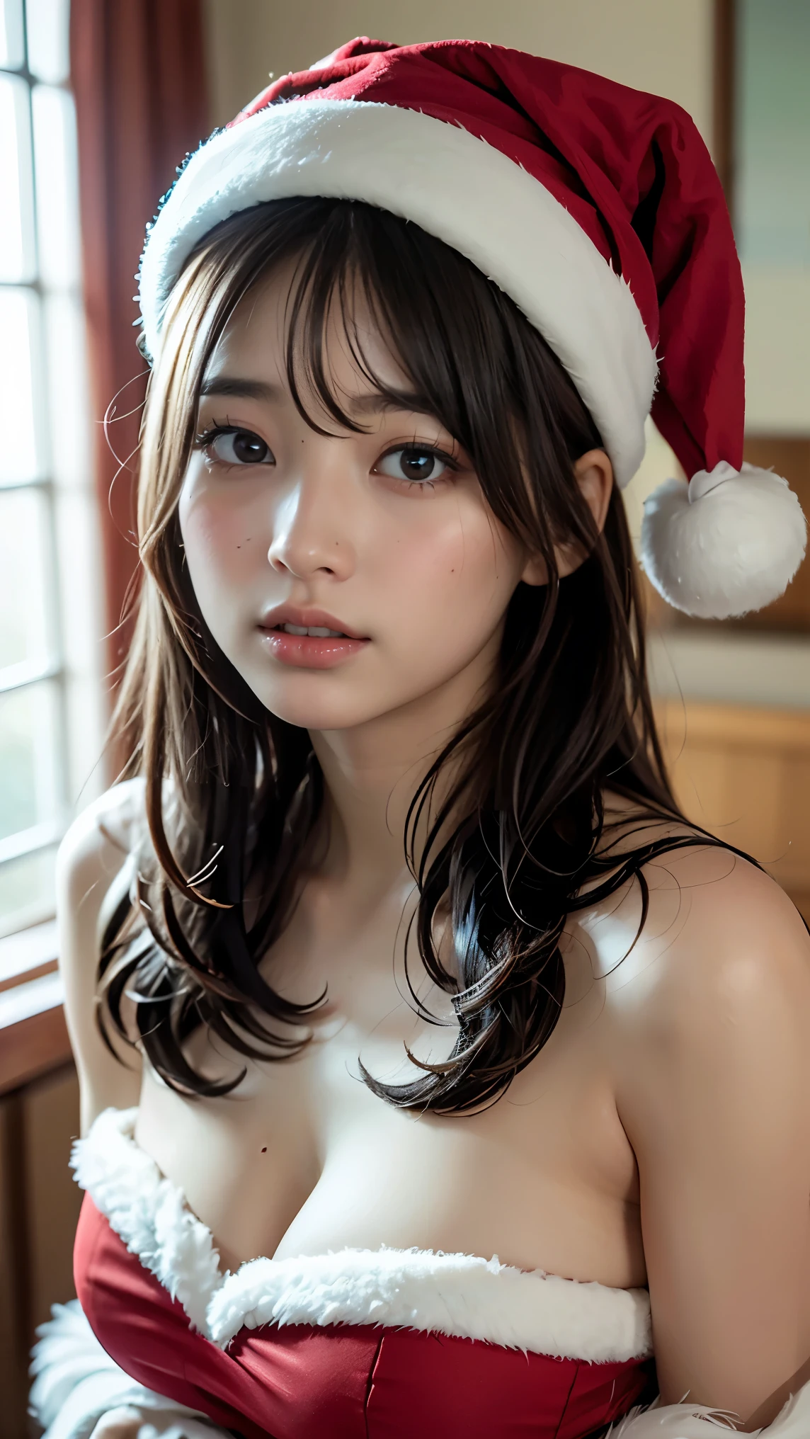 The skinny little girl is naked.、naked girl、Short height 141cm、Skinny body、small tits、Skinny flat chest、Photo of a naughty girl、seductiv、(Best Quality,4K,8K,hight resolution,masutepiece:1.2),Ultra-detailed,(Realistic,Photorealistic,Photorealsitic:1.37),Naked young girl,Show your nipples、show female genitalia、Short hair,Soft smile,Off-shoulder,Highest quality materials,Festive atmosphere,warm and cozy room,Twinkling Christmas Lights,Decorated Christmas Tree,Colorful presents,Sparkling snowflakes,Delicate ornaments,Joyful expression,Beautifully wrapped gifts,magical feeling vibes,snow-covered window,Innocent and pure,playful and cheerful,Rooftop background,Excitement in the air,Holiday spirit,Festive decorations,Vibrant colors,peaceful and serene,anticipation,magic unicorn toy,Adorable and adorable,naked girl、Heartwarming scenes,unforgettable holiday memories.