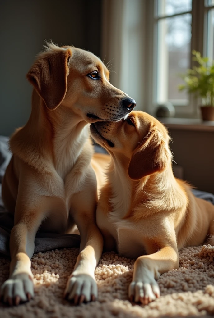 A dog having sex with a girl - SeaArt AI