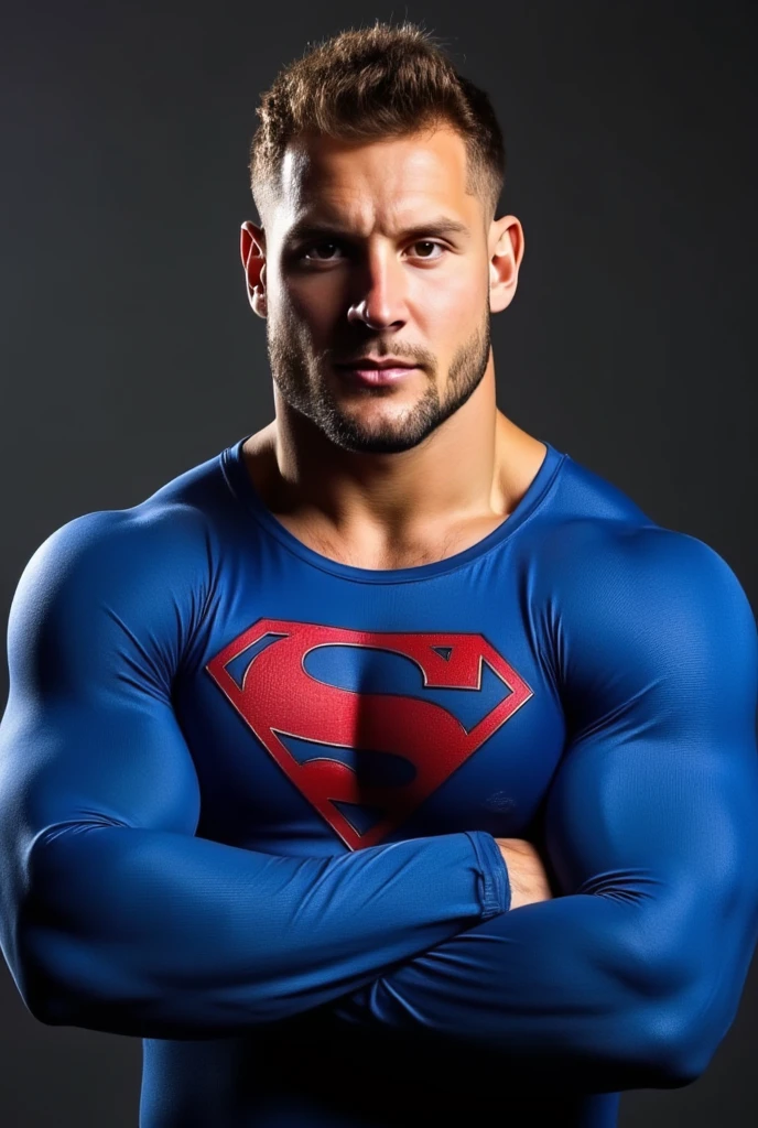 male, white,  french muscular, green eyes, Light skin, small beard, hunter eyes, white in warm vibrant colors, tattoos, muscular, hairy body , 30 years old , a raised arm, brazos super muscular ,beefy fat , big super hairy body , chubby, Profile, Bear gay, chubby, male years, (((in tight white boxer ))), Red and Metallic Gold Avengers Logo Print Tank Top,above the house fashion cute pretty, gran nitidez, super nice , cuerpo completo claro, claridad, nitidez, ojos perfectos 