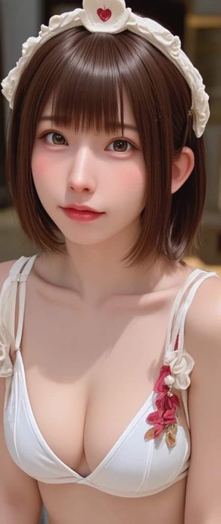 of,(((Overlooking、whole body入る構図, portrait))) ,bangs, One girl ,same ( top quality , masterpiece,   very detailed, 超高解像度 realistic ,  RAW photos 、 absolute resolution :1.5), ( realistic :1.4),  be careful when reading  ,  1 Woman , 30-year-old woman,   Japanese woman ,  realistic  lighting, Backlight,   face light ,   ray tracing  , (thin：Weight 1.0), (   small breasts :1.3), Sharp details , 超 realistic ,((( tattoos listed below:1.5,   watching the audience :1.3, ))), (((   camera  ))),((  full body portrait :1.2))、 ((  short hair:1.5,   straight hair  , bangs:1.3, Brown Hair)),   very detailed顔と肌の質感, ((Tattooed Arm:1.2)), ((  chest tattoo :1.4)),((whole bodyを   tattooed body   :1.2)), ((   tattooed body   :1.4)),(At night:1.2),Warm Light,  Dramatic light ,   cinematic  ,  black hair, ((whole body、Overlooking:2.0)),  tank top 、Sweatpants、  sneakers、(Under studio lights:1.3,  random pose :1.5)