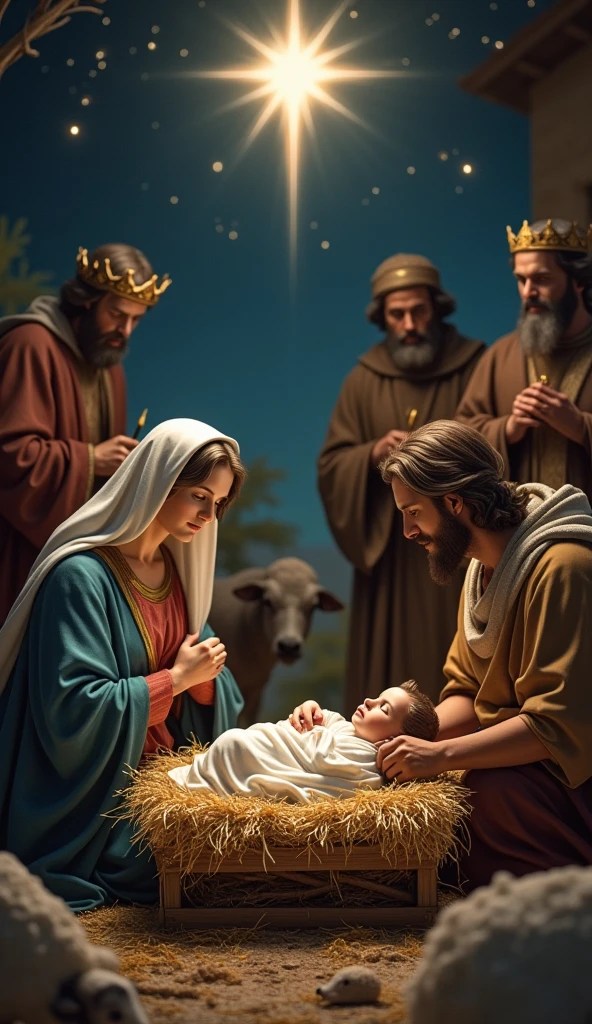 biblical history,
Mary, with their baby Jesus They offered him valuable gifts:
the magicians gave gold, frankincense and myrrh,