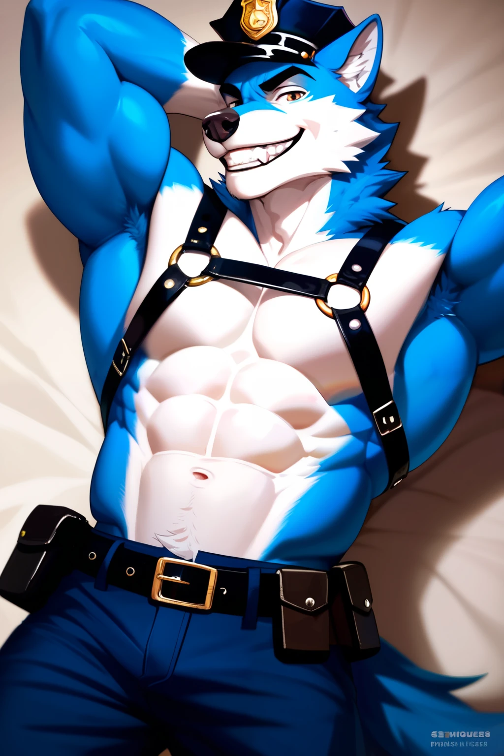 male, Show off wet swimsuit, spread legs, pole dance