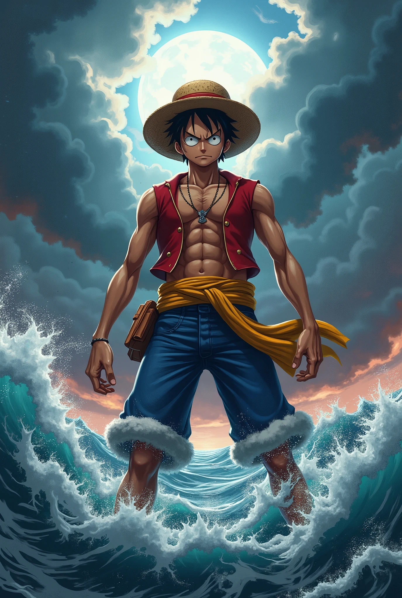 luffy and nami's son loses his arm in battle after being hit by a bullet