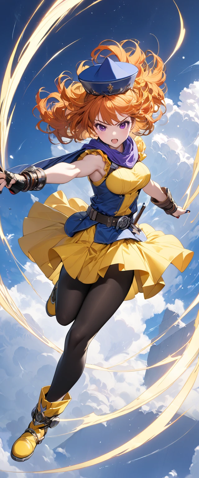 dq6barbara,manspread,white panties,shoot from below,sky,wind from below,
high ponytail
dress
cape
yellow gloves
belt
jewelry
earrings