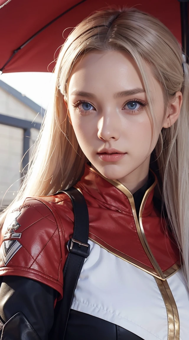 Edelgard&#39;s photo_ Academy,  hair bow,  black jacket ,  black dress,  ascot ,   seen from red pantyhose,  white gloves,  high heels, Walking on a battlefield ,  moonlight,  full moon, young, Teen, ( skinny),  small ,  small,  1 girl, (((3d,  video game ))),masterpiece,  top quality ,  complicated details,  8K Ultra HD ,  perfect face,  perfect eyes