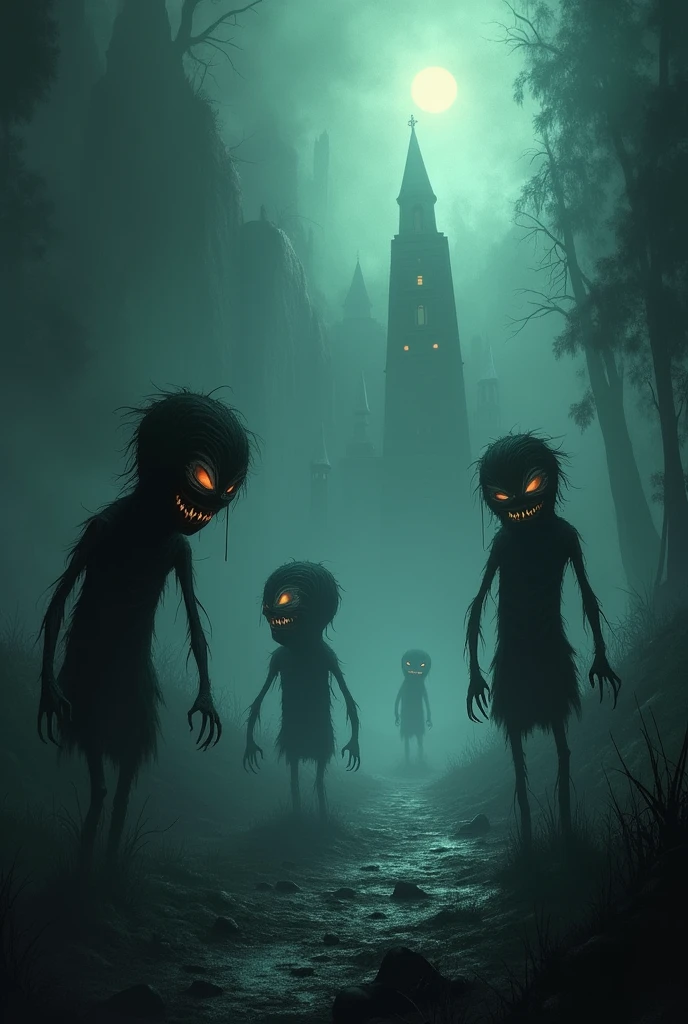 creepy puppet people, multiple hands, zombie aesthetic, singular creature, medium sized woman