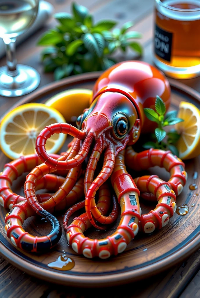 Grilled squid