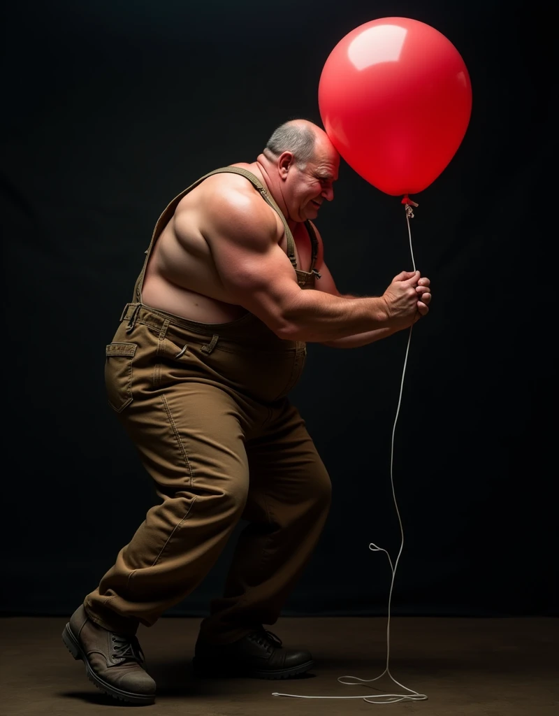 Big Dick with two large balls and lots of cum