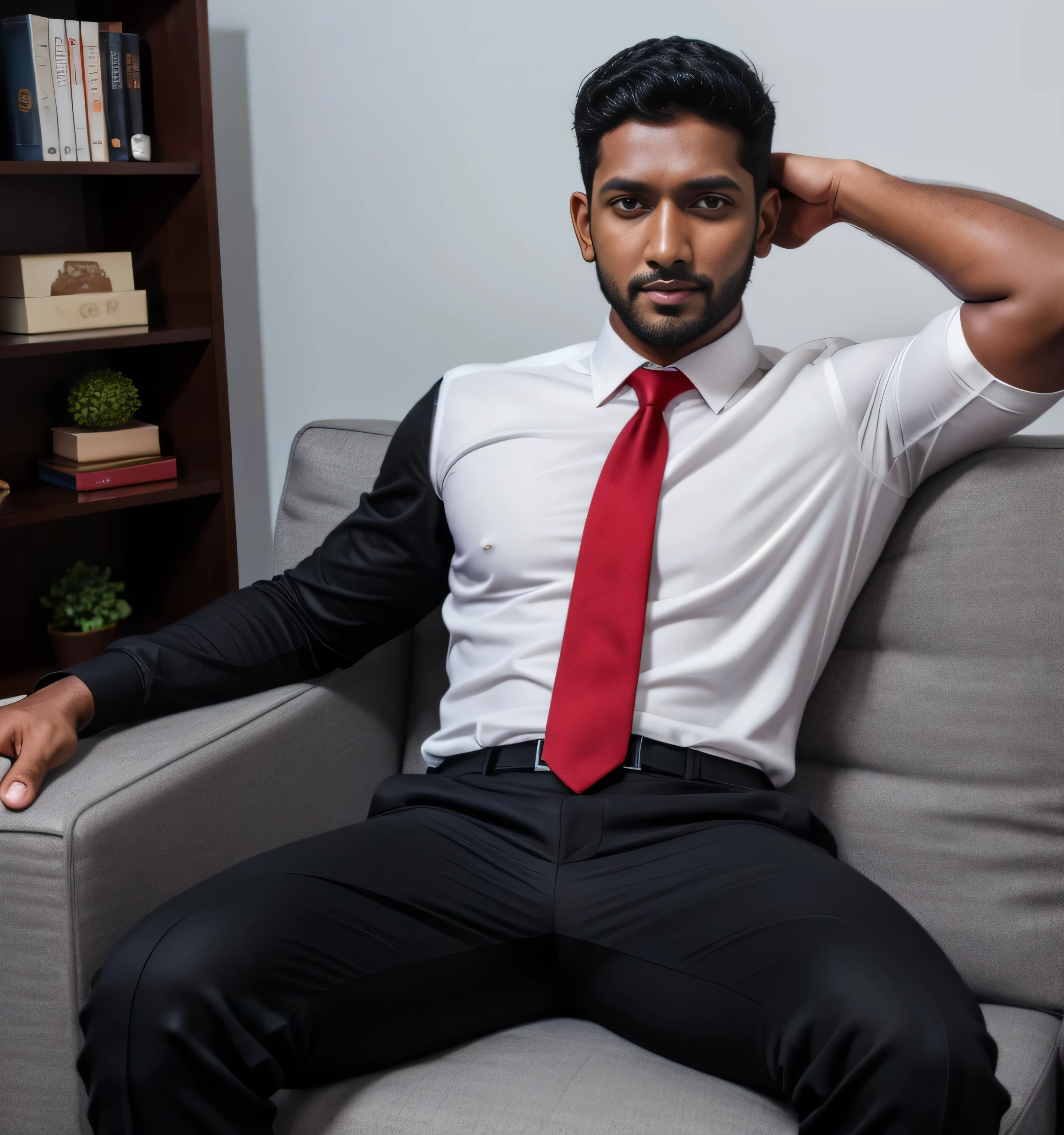 Perfect big monster penis is coming out from pant, masterpiece, big balls
