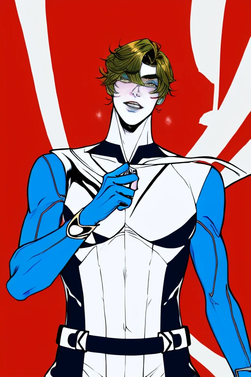 (((My Hero Academia Style))), One boy, male focus, brown short hair, boku no hero academia, Izuku Midoriya look alike, masterpiece, best quality, very aesthetic, black shirt, baggy pants, serious expression, proportionally anatomical, detailed body illustration, casual front pose. Full colour.