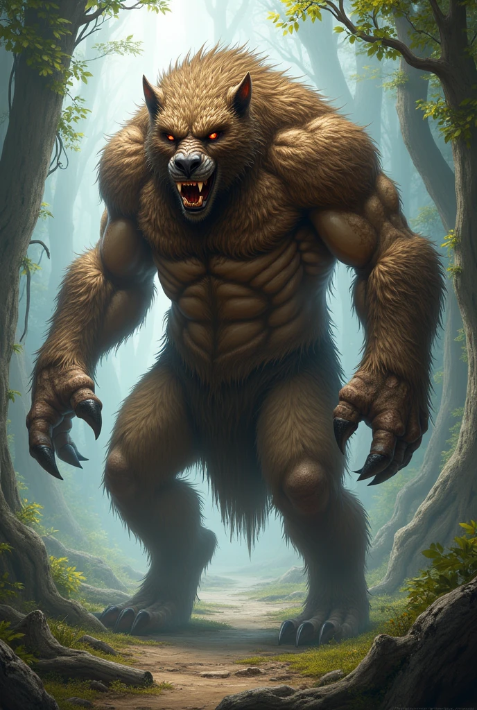 A man is haaf man and haaf bear