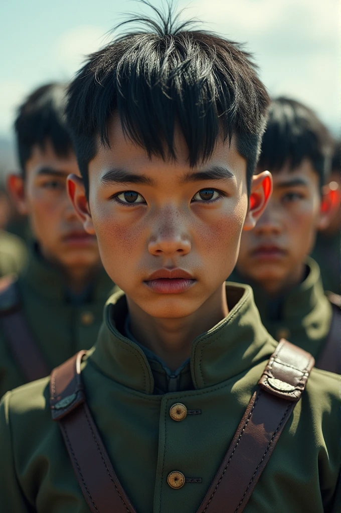 Boy trapped in a nuclear。Born in the Land of Opportunity and trying to wage war。