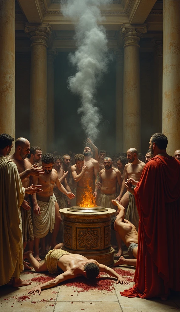 Human sacrifices in Roman times - SeaArt AI