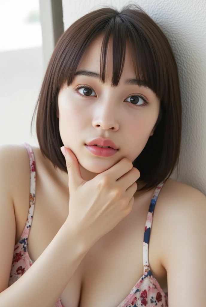 masterpiece, 最high quality,16k,8K,beautiful,get used to it,exquisite,extremely get used to it, finely get used to it, high quality, insanely get used to it, ultra get used to it, ultra high resolution, 超high quality, beautiful face, Japanese, NSFW, (micro bikini,upper_body,ultimate cute girl,yo:1.6),Cinema Lighting,smile,(Thick low twintails,from above,lo:1.7)